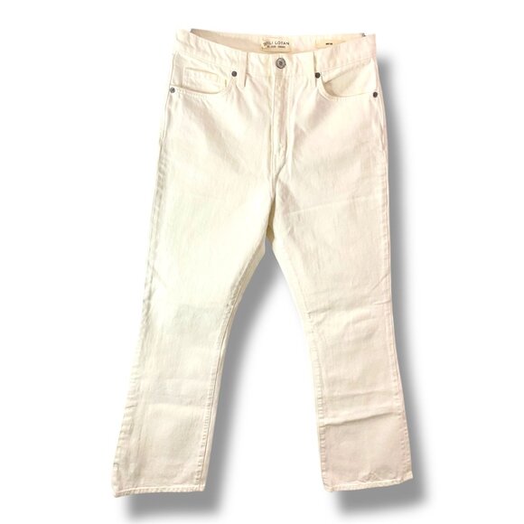 Nili Lotan White Boot Cut Denim — Sculptural Ease from NYC (Size 28) - Picture 3 of 17